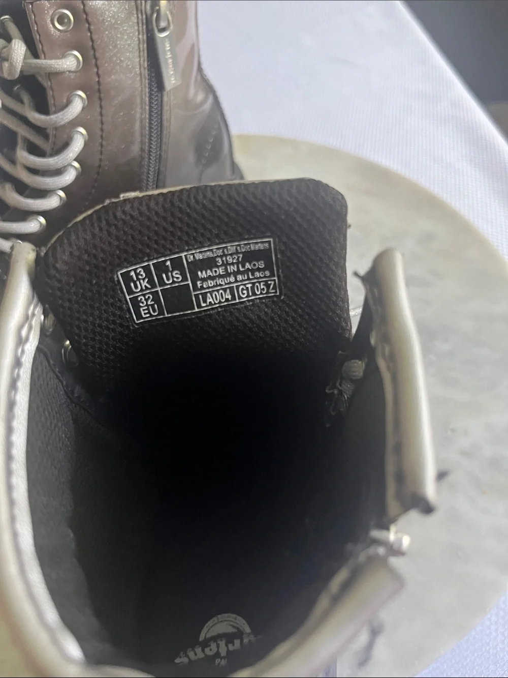 Dr. Martens glossy black